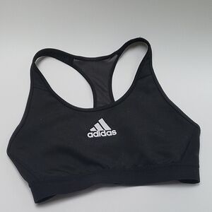 Adidas Black Bikini Swim Top with Logo
